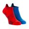 Шкарпетки для бігу Inov-8 TrailFly Low 2 пари (синьо-червоний)