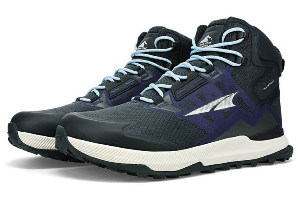 Кроссовки для трекинга женские высокие Altra Lone Peak ALL-WTHR Mid 2 мембранные (чёрный)