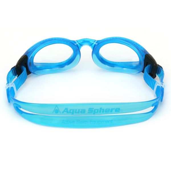 Очки для плавания Aqua Sphere Kaiman (голубой, прозрачные линзы)