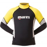 Реглан сонцезахисний Mares Rash Guard UPF BLOCK +80 дитячий (чорно-жовтий)