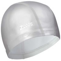 Шапочка для плавания Zoggs Nylon-Spandex PU Coated Cap (серый)