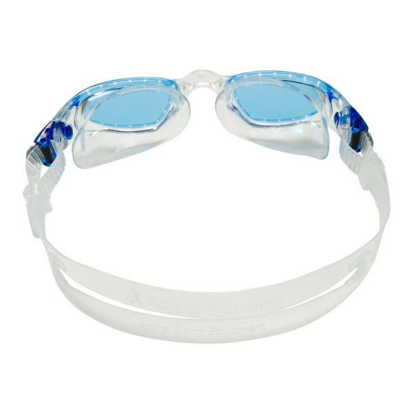 Очки для плавания Aqua Sphere Mako 2 (прозрачный, голубые линзы)