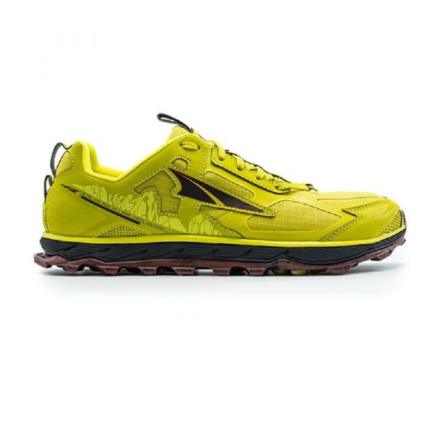 Кроссовки для трейла мужские Altra Lone Peak 4.5 (жёлто-красный)