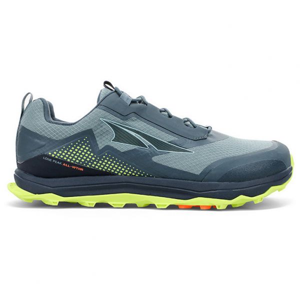 Кросівки для трейлу чоловічі Altra Lone Peak ALL-WTHR Low мембранні (сіро-жовтий)