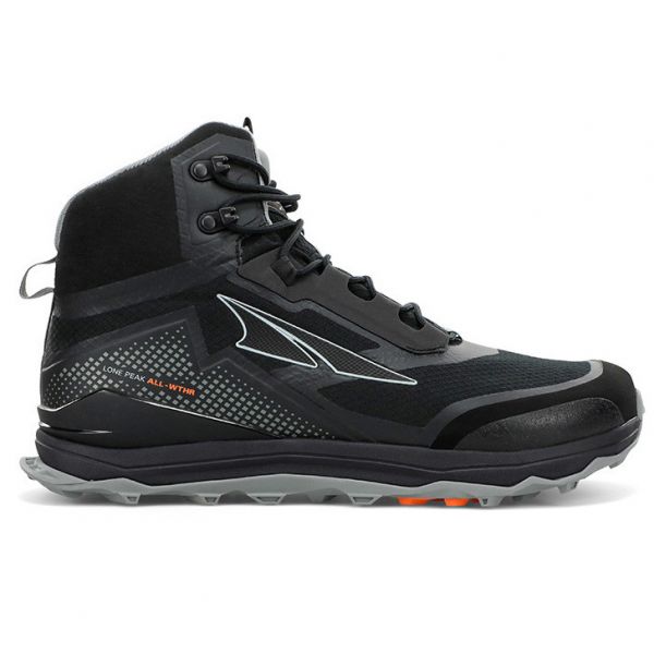 Кроссовки для трекинга мужские высокие Altra Lone Peak ALL-WTHR Mid мембранные (чёрный)