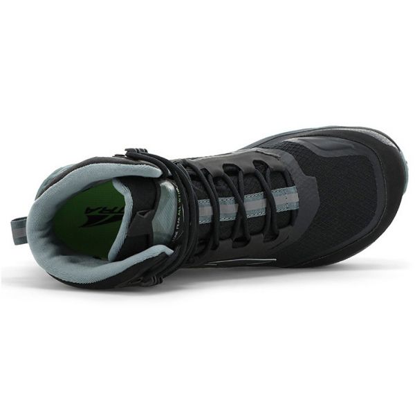 Кроссовки для трекинга женские высокие Altra Lone Peak ALL-WTHR Mid мембранные (чёрный)