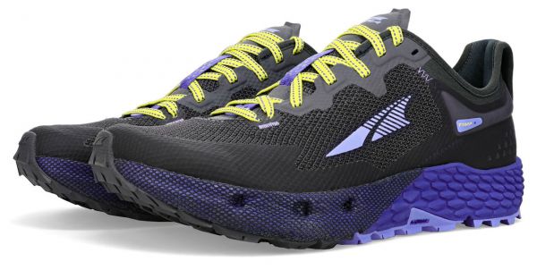 Кроссовки для трейла женские Altra Timp 4.0 (черно-фиолетовый)
