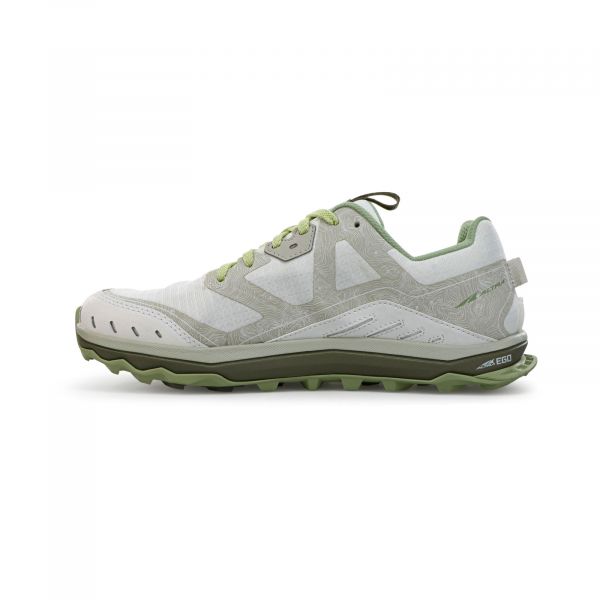 Кроссовки для бега женские Altra Lone Peak 6.0 (бело-зеленый)