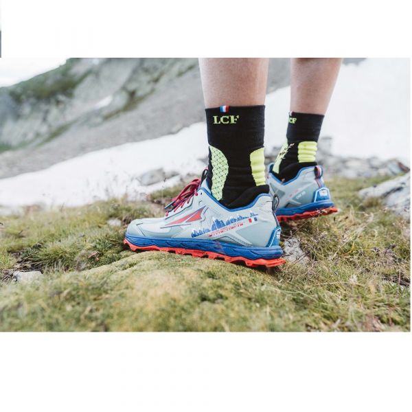 Кроссовки для трейла женские Altra Lone Peak Chamonix 4.5 (серо-синий)