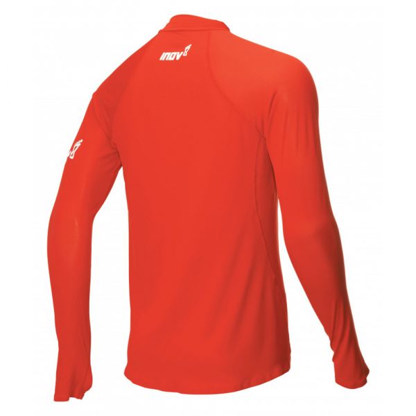Лонгслив для бега Inov-8 At-C Base LS M мужской (красный)