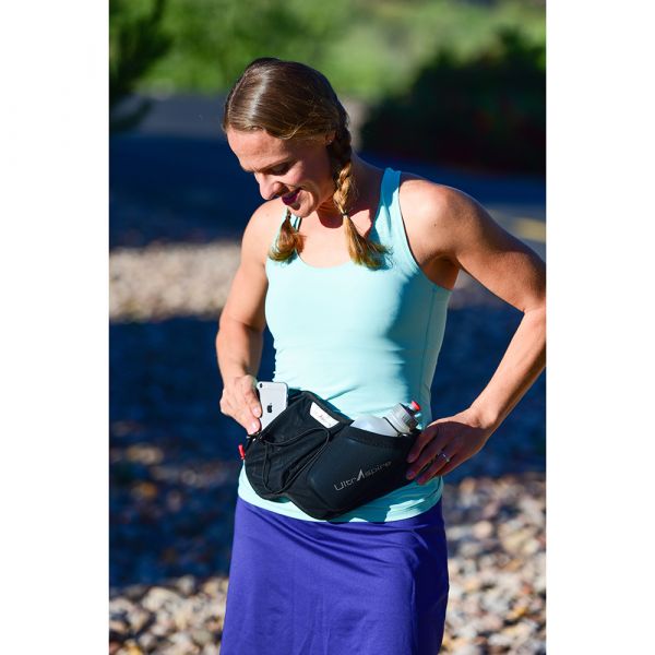 Пояс для бега Ultraspire Essential Bottle Pack Hydration Belt (черный)