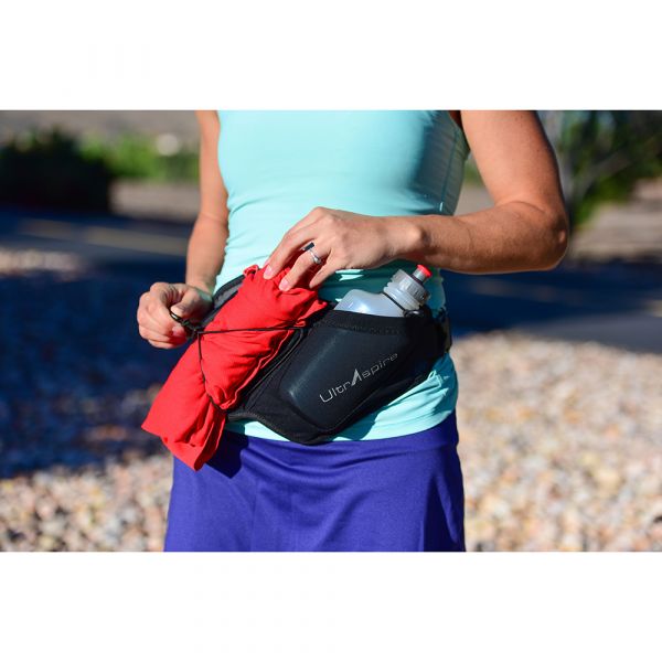 Пояс для бега Ultraspire Essential Bottle Pack Hydration Belt (черный)