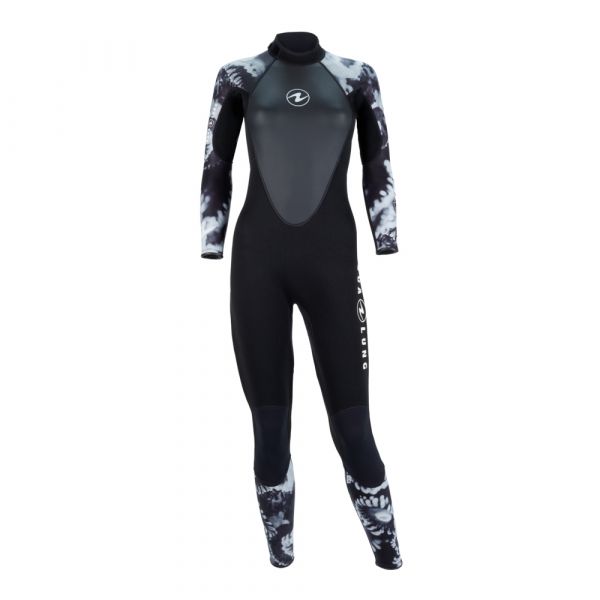 Гидрокостюм для дайвинга Aqua Lung HydroFlex 3mm женский (черно-белый)