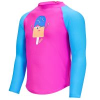 Реглан сонцезахисний Zoggs Long Sleeve Zip Sun Top дитячий (рожевий)