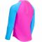 Реглан солнцезащитный Zoggs Long Sleeve Zip Sun Top детский (розовый)