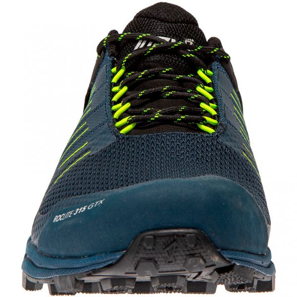 Кроссовки для бега мужские трейловые Inov-8 Roclite G 315 GTX мембранные (сине-черный)