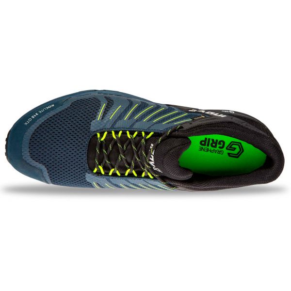 Кроссовки для бега мужские трейловые Inov-8 Roclite G 315 GTX мембранные (сине-черный)