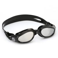 Окуляри для плавання Aqua Sphere Kaiman BLK L/MIROR (чорний, лінзи дзеркальні)