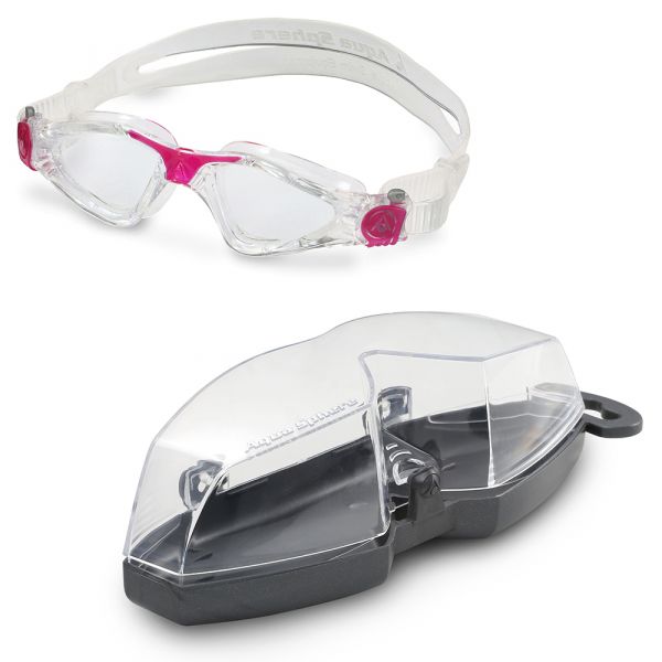 Очки для плавания Aqua Sphere Kayenne Lady (прозрачно-розовый, линзы прозрачные)