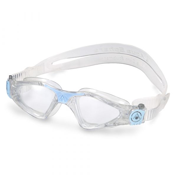 Очки для плавания Aqua Sphere Kayenne Lady (прозрачно-голубой, линзы прозрачные)