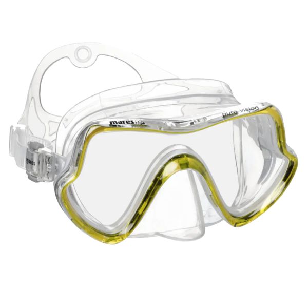 Маска снорклінгу Mares Pure Vision (жовтий)