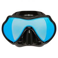 Маска для дайвінгу Aqua Lung Mistique DS (чорний, дзеркально-блакитні лінзи)