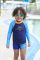 Реглан сонцезахисний Zoggs Long Sleeve Zip Sun Top дитячий (синій)