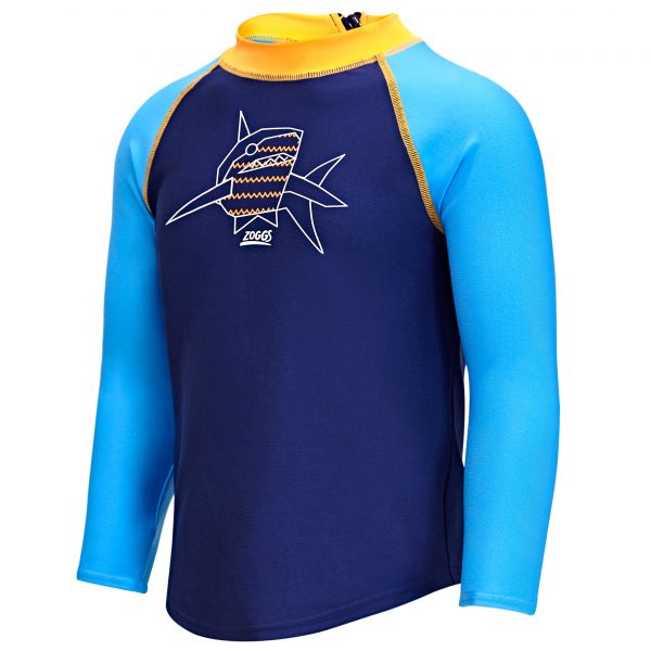 Реглан сонцезахисний Zoggs Long Sleeve Zip Sun Top дитячий (синій)