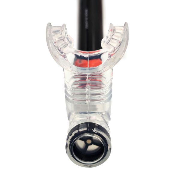 Фронтальная трубка Zoggs Centre Line Snorkel (черно-оранжевый)