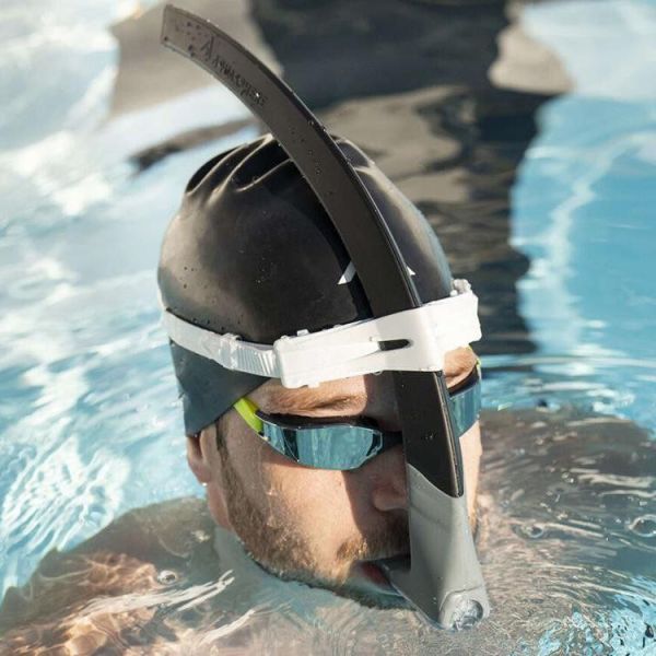 Фронтальная трубка для бассейна Aqua Sphere Focus (черно-серый)