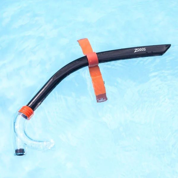 Фронтальная трубка Zoggs Centre Line Snorkel (черно-оранжевый)
