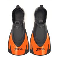 Ласти для плавання короткі Zoggs Energy (чорно-помаранчевий)