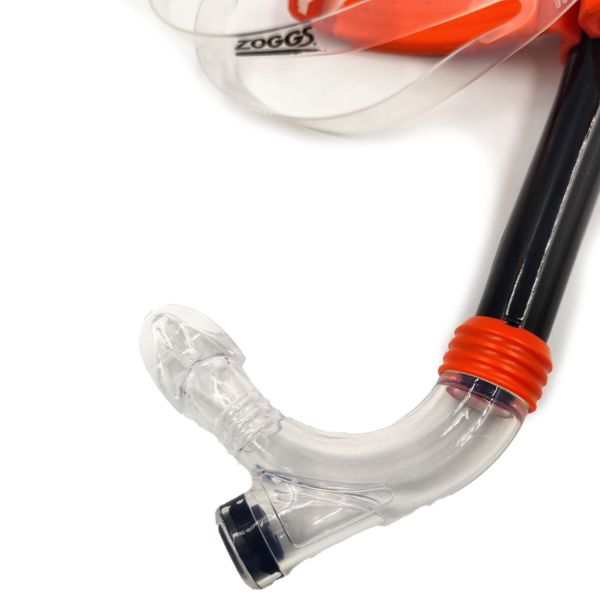 Фронтальная трубка Zoggs Centre Line Snorkel (черно-оранжевый)