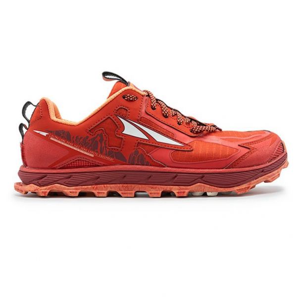 Кроссовки для трейла женские Altra Lone Peak 4.5 (красный)