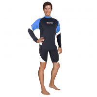 Реглан сонцезахисний Mares Rash Guard Loose Fit чоловічий (чорно-фіолетовий)