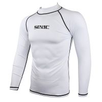 Реглан сонцезахисний Seac Rash Guard T-Sun чоловічий (біло-чорний)