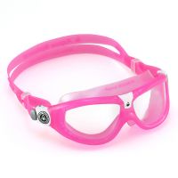 Очки-маска для плавания Aqua Sphere Seal Kid 2  3-6 лет (розовый, линзы прозрачные)
