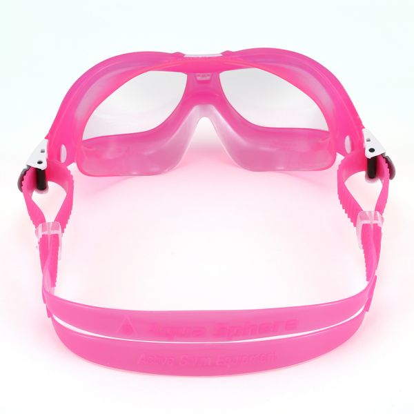 Очки-маска для плавания Aqua Sphere Seal Kid 2  3-6 лет (розовый, линзы прозрачные)