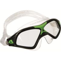Окуляри-маска для плавання Aqua Sphere Seal Xp 2 (чорно-зелений, лінзи прозорі)