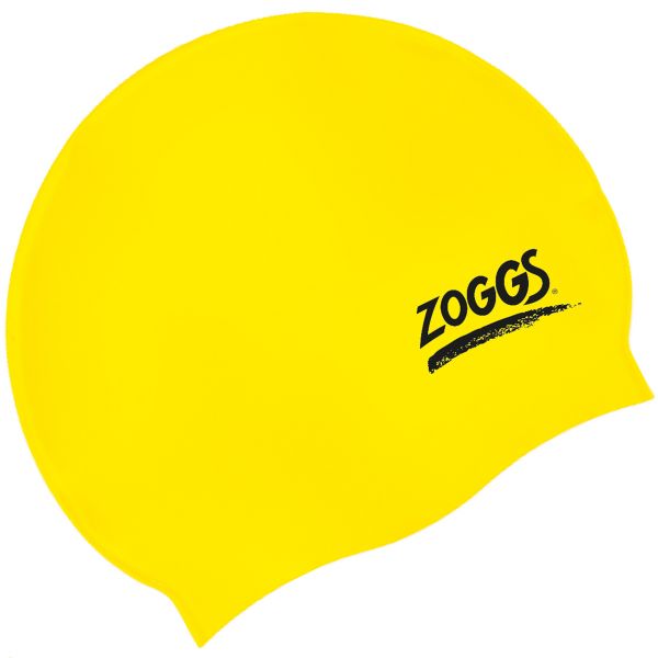 Шапочка для плавания Zoggs Silicone Cap (желтый)