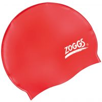 Шапочка для плавания Zoggs Silicone Cap V2 (красный)