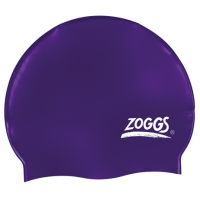 Шапочка для плавания Zoggs Silicone Cap Plain (фиолетовый)