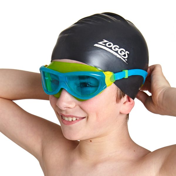 Очки-маска для плавания детские Zoggs Phantom Junior Mask 6-14 лет (сине-зелёный)