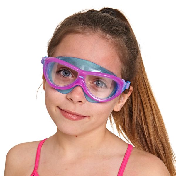 Очки-маска для плавания детские Zoggs Phantom Junior Mask 6-14 лет (фиолетово-розовый)