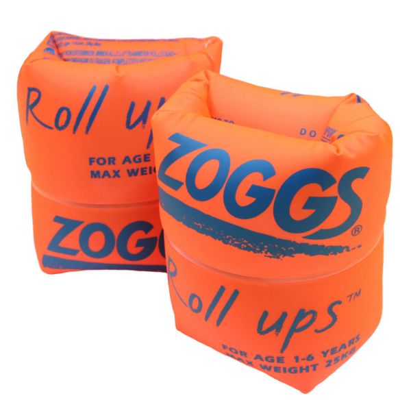 Нарукавники для плавання Zoggs Roll Ups (помаранчевий)