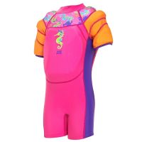 Костюм для плавания Zoggs Water Wings Floatsuit детский с поплавками (розовый) 