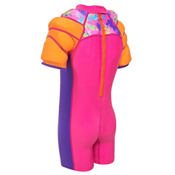 Костюм для плавания Zoggs Water Wings Floatsuit детский с поплавками (розовый) 
