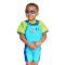 Костюм для плавания Zoggs Water Wings Floatsuit детский с поплавками (синий)