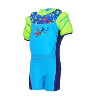 Костюм для плавания Zoggs Water Wings Floatsuit детский с поплавками (синий)